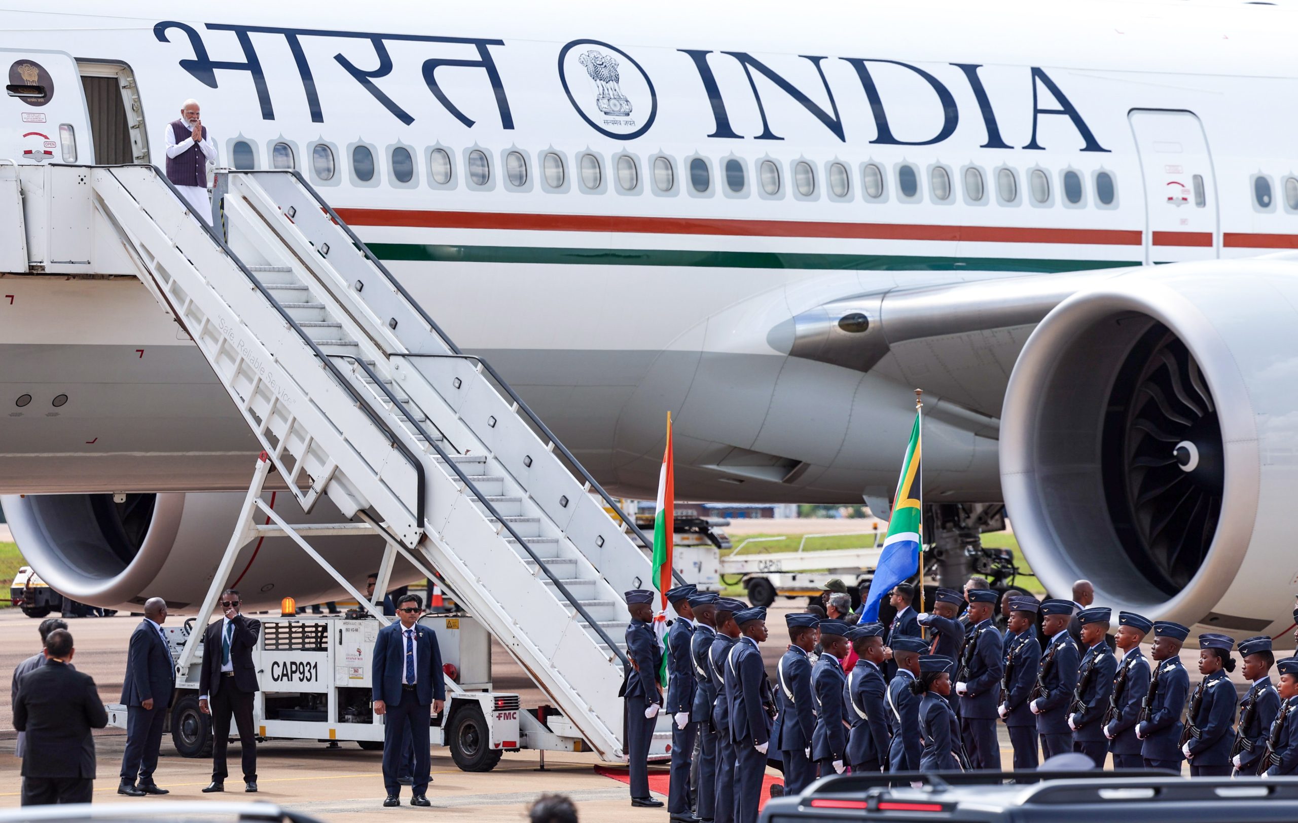 Prime Minister Narendra Modi arrives in South Africa to attend G20 Leaders’ Summit