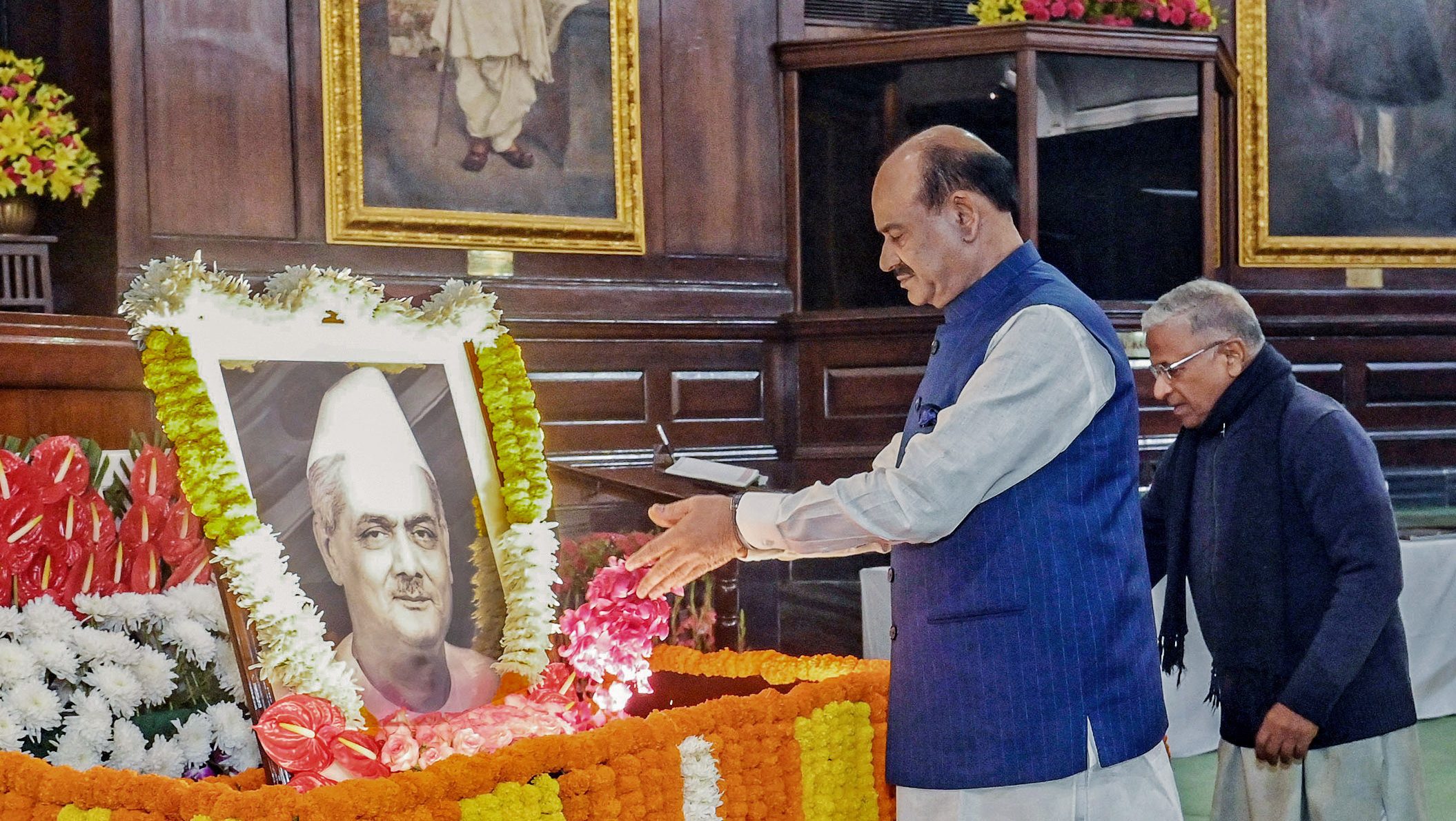 Om Birla pays tribute to G. V. Mavalankar, first Speaker of Lok Sabha, on his birth anniversary