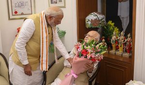 Statesman blessed with towering vision, intellect: PM Modi, BJP leaders wish party stalwart LK Advani on his birthday