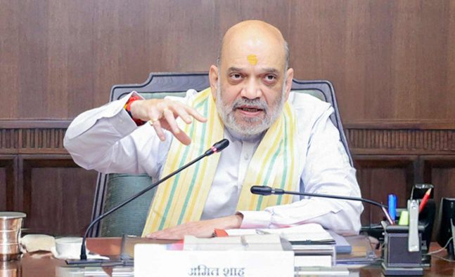 HM Amit Shah meets delegation of Nepal's Rastriya Swatantra Party