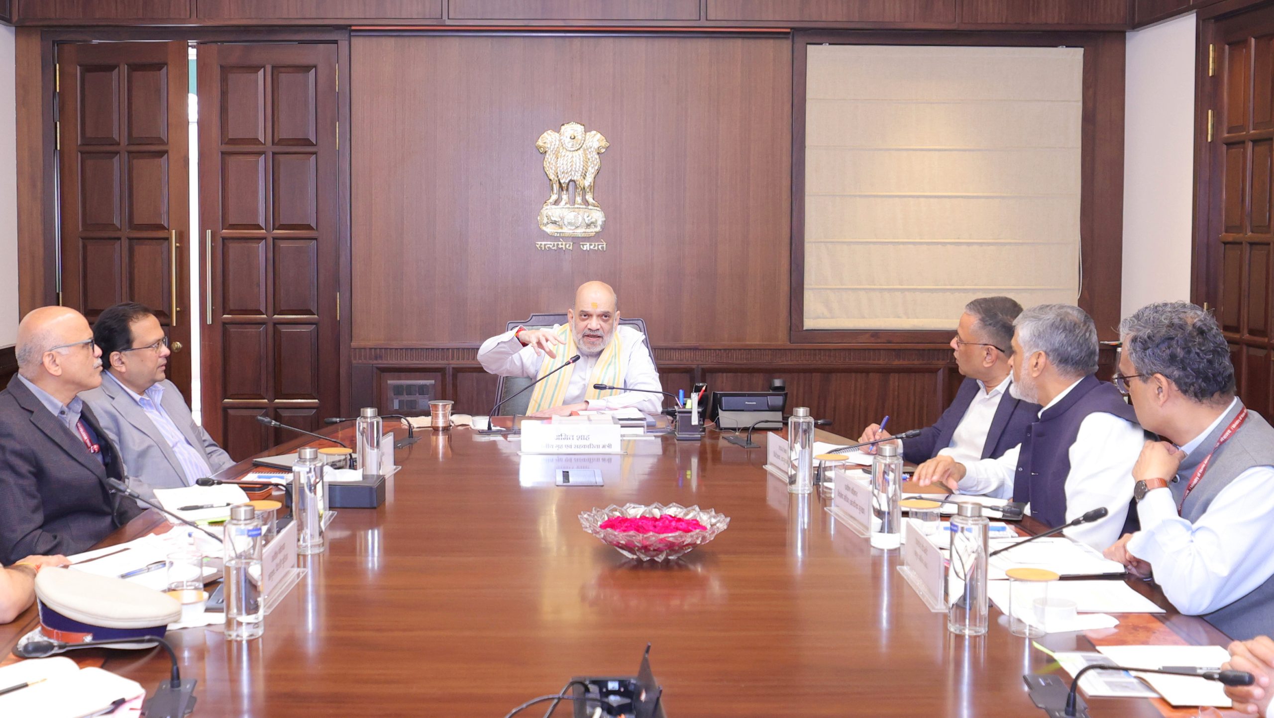 Union Home Minister Amit Shah chairs high-level security review on Delhi blast