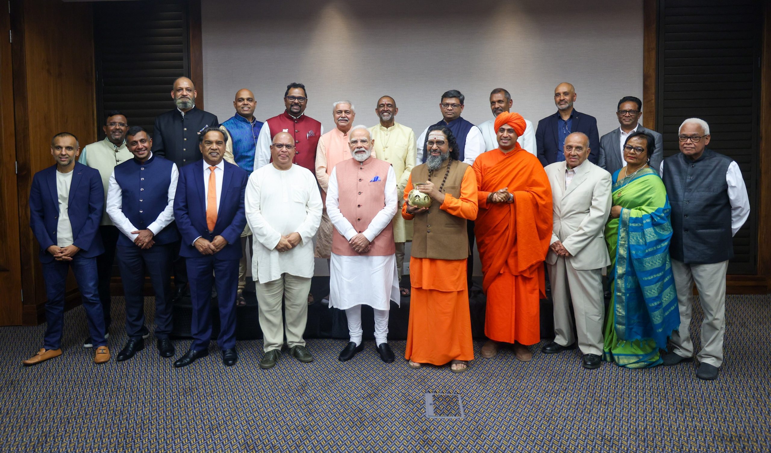 PM Modi engages with community leaders in Johannesburg, urges promotion of Indian culture