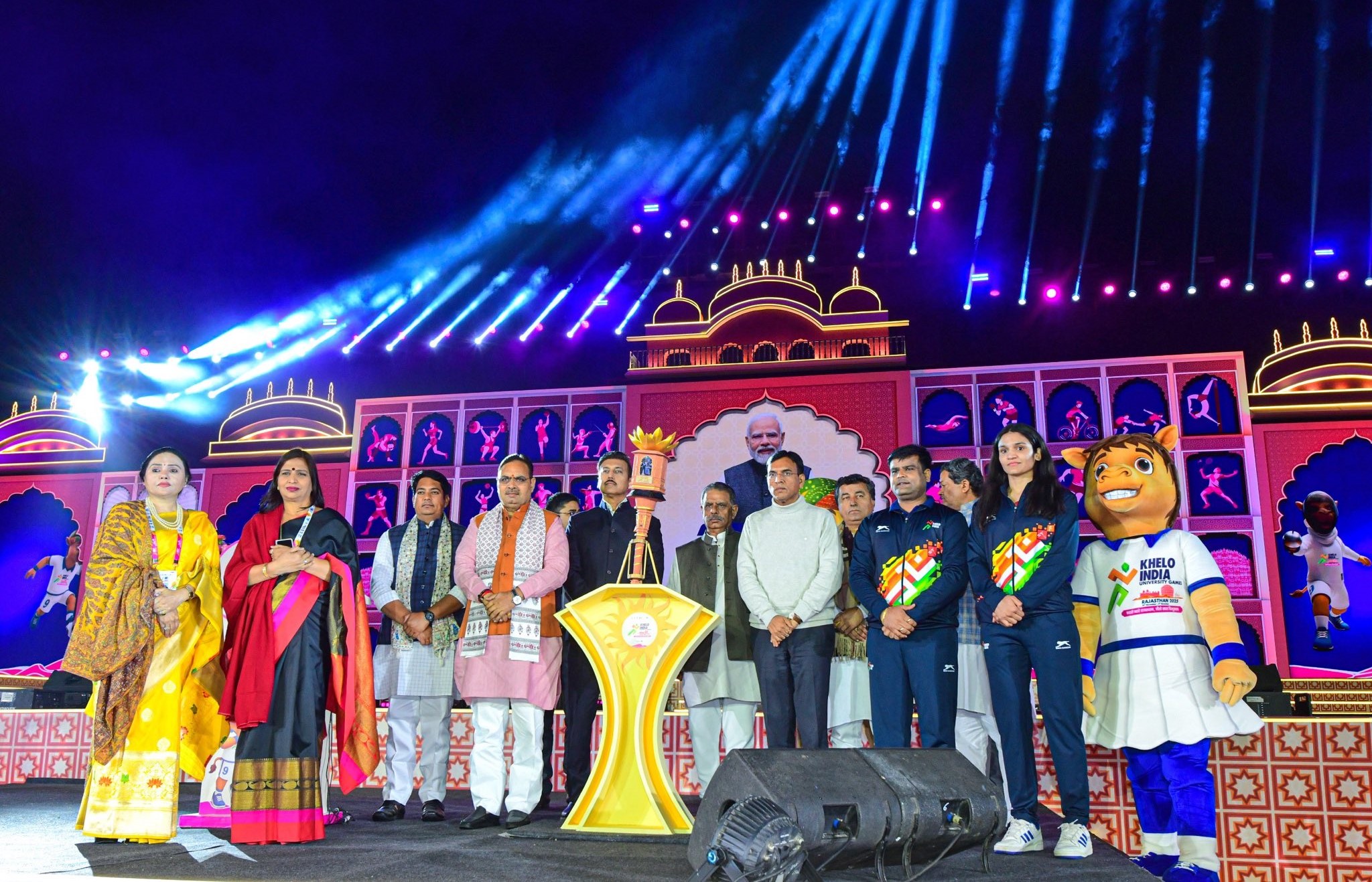 Khelo India University Games open in Jaipur; Mandaviya tells athletes they are the “hope of 1.4 billion Indians”