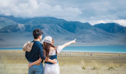 In China, wedding bells are ringing in nightclubs, a subway station and on snowy mountain peaks