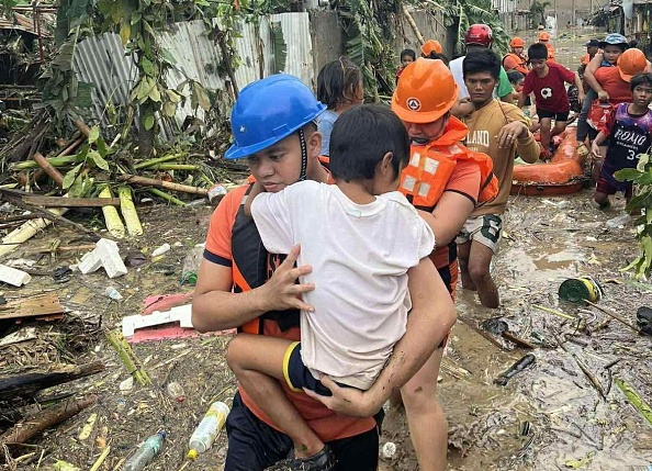 Dozens killed, army helicopter downed as Typhoon Kalmaegi hits Philippines