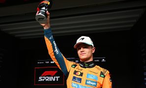 Motor racing-Norris on pole for Sao Paulo sprint, Piastri third