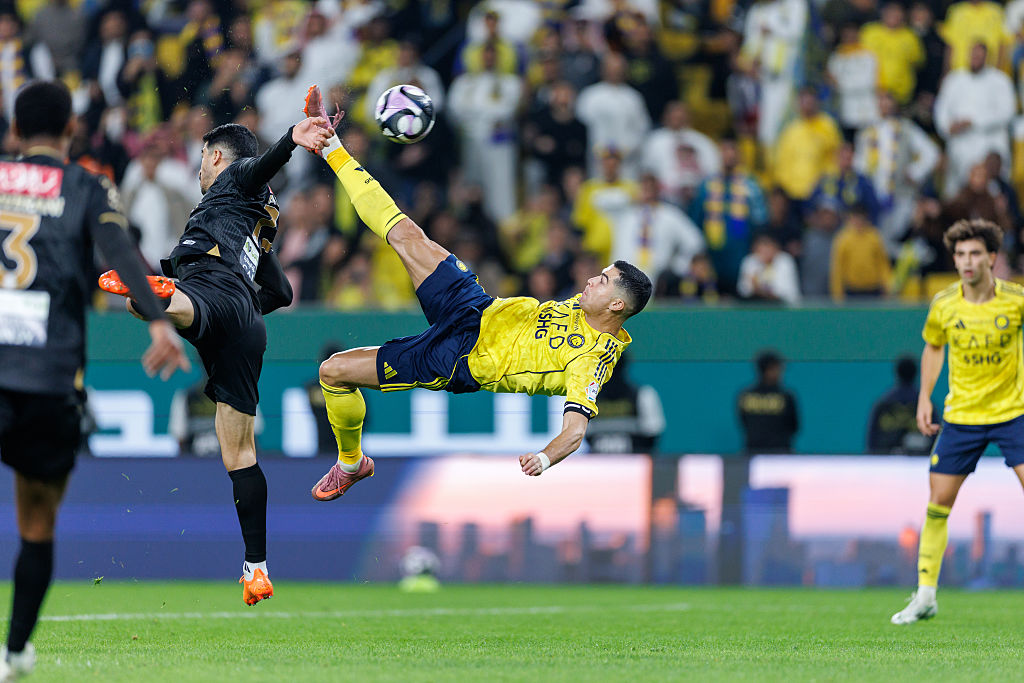 Ronaldo scores with epic bicycle kick as Al Nassr swamp Al Khaleej 4-1