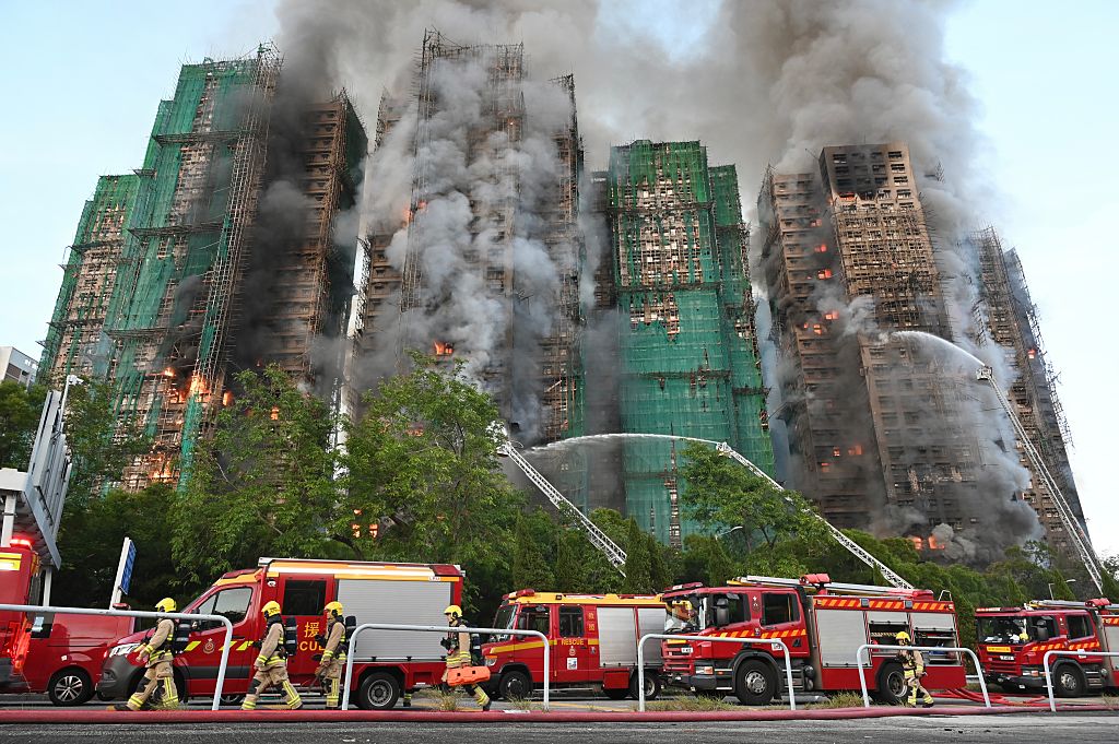 Hong Kong nears end of search and rescue mission as tower fire toll rises to 94