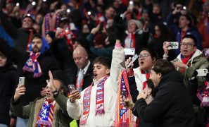 Atletico fined for ‘racist’ behaviour of fans during Arsenal game Atletico fined for ‘racist’ behaviour of fans during Arsenal game
