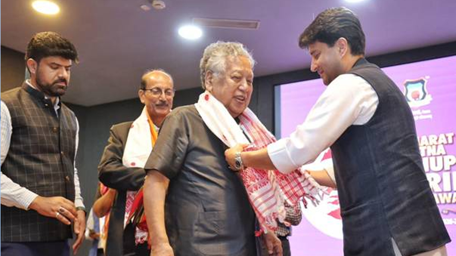 Jyotiraditya Scindia confers Bharat Ratna Dr. Bhupen Hazarika National Awards