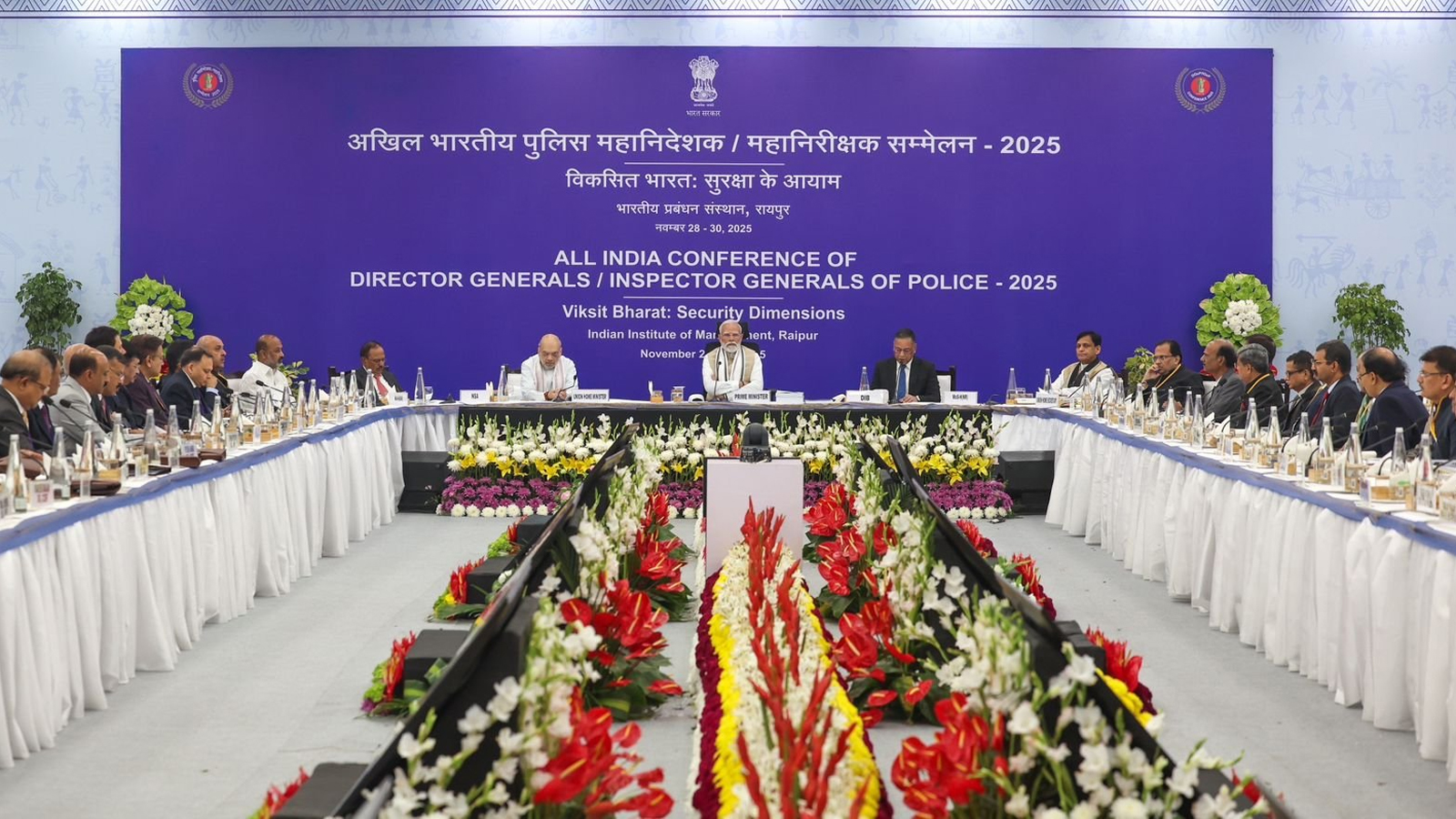 PM Modi chairs 60th DGP/IGP Conference in Raipur