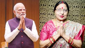 PM Modi pays tribute to 'Bihar Kokila' Sharda Sinha on her first death anniversary