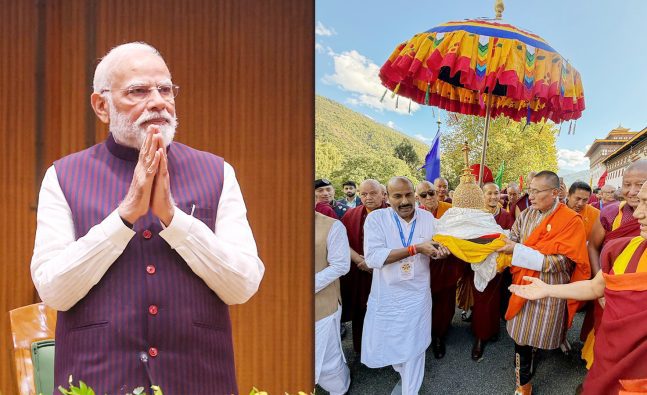 PM Modi expresses gratitude to Bhutan for grand welcome of sacred Buddha Relics from India