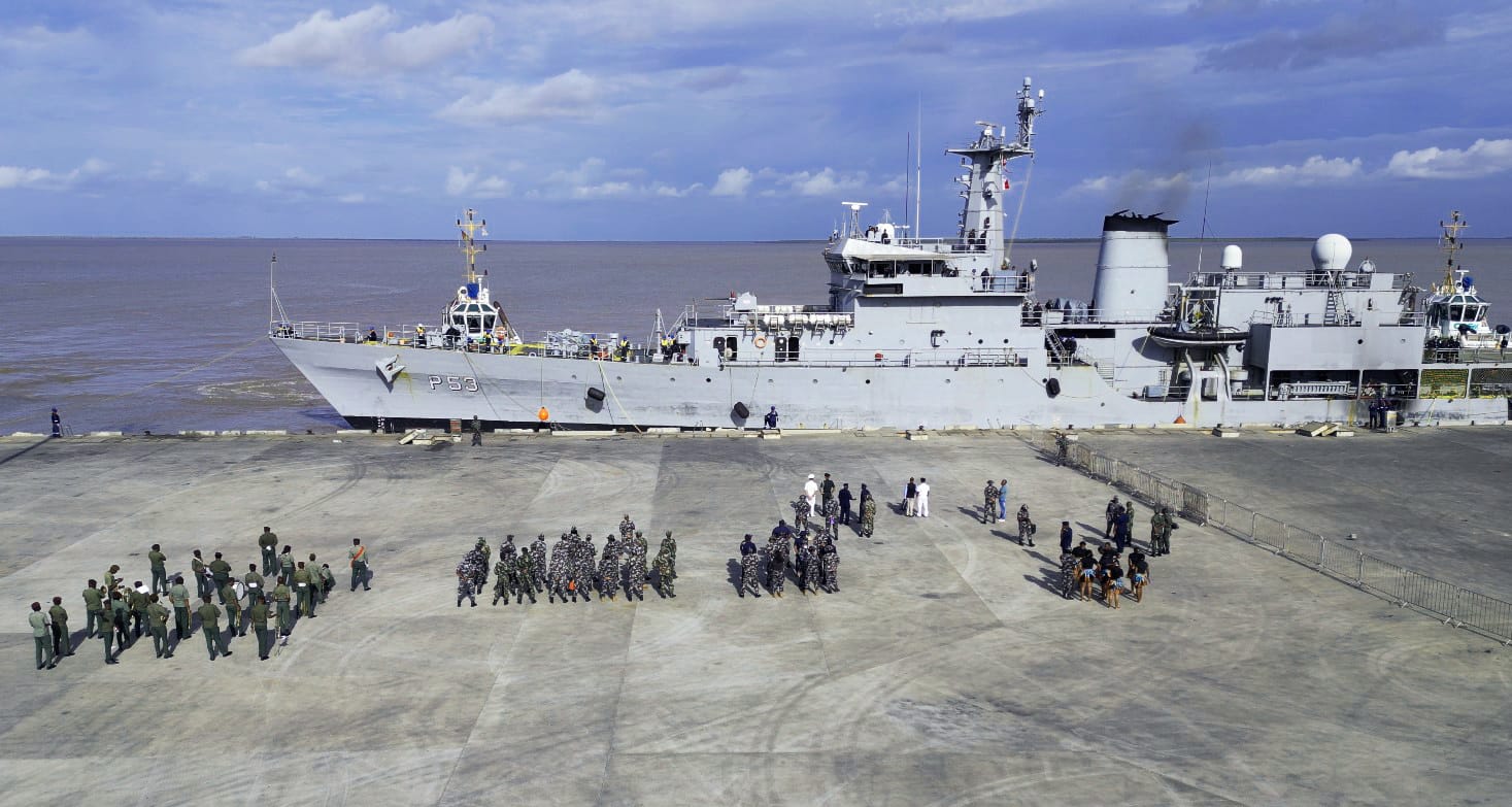 INS Savitri arrives in Mozambique for joint naval drills and community outreach
