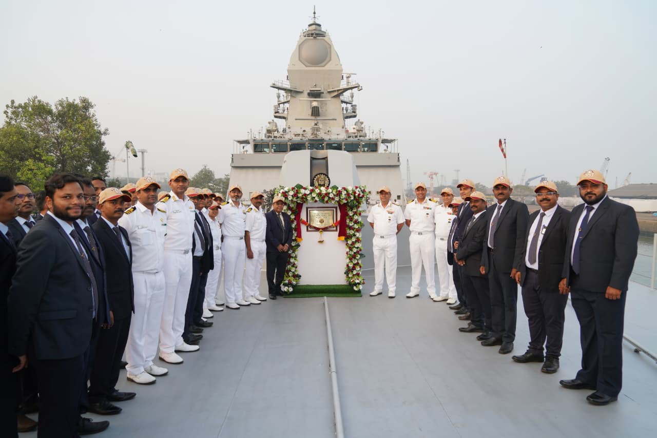 Taragiri, fourth Nilgiri-class stealth frigate, delivered to Indian Navy