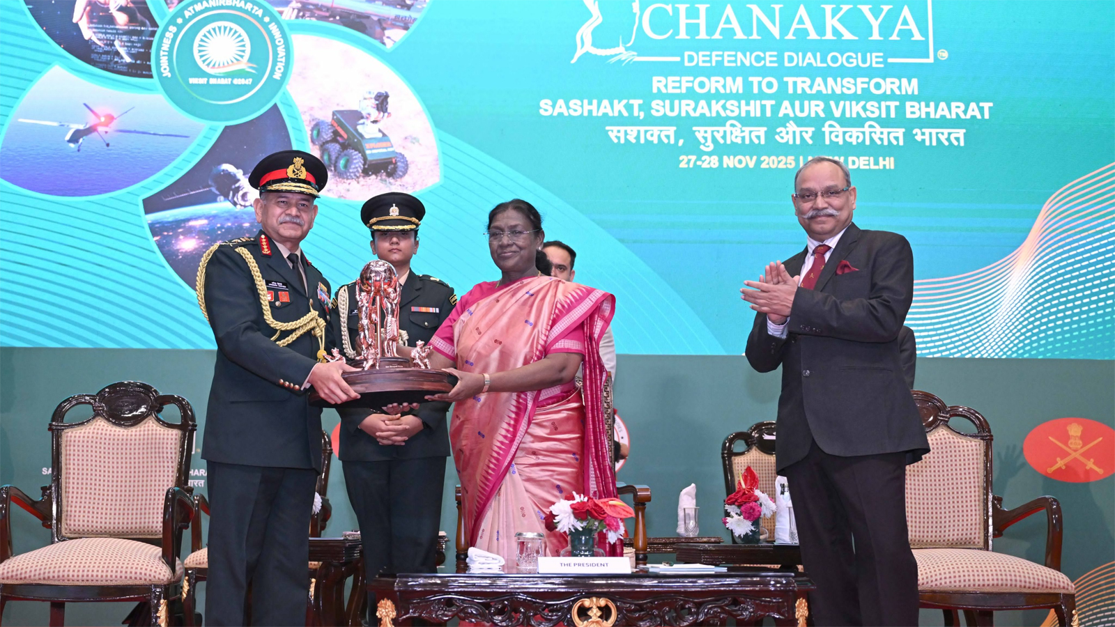 President Murmu inaugurates third edition of ‘Chanakya Defence Dialogue-2025’ in New Delhi