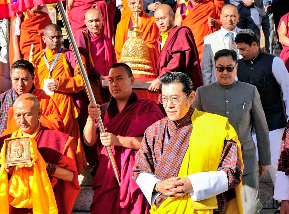 Bhutan bids farewell to Holy Buddha Relics enshrined at the Grand Kuenray Hall