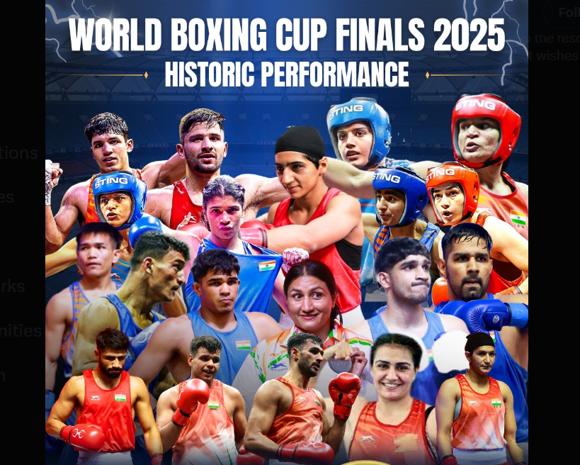 Prime Minister Modi congratulates Indian athletes for record-breaking performance at World Boxing Cup Finals 2025