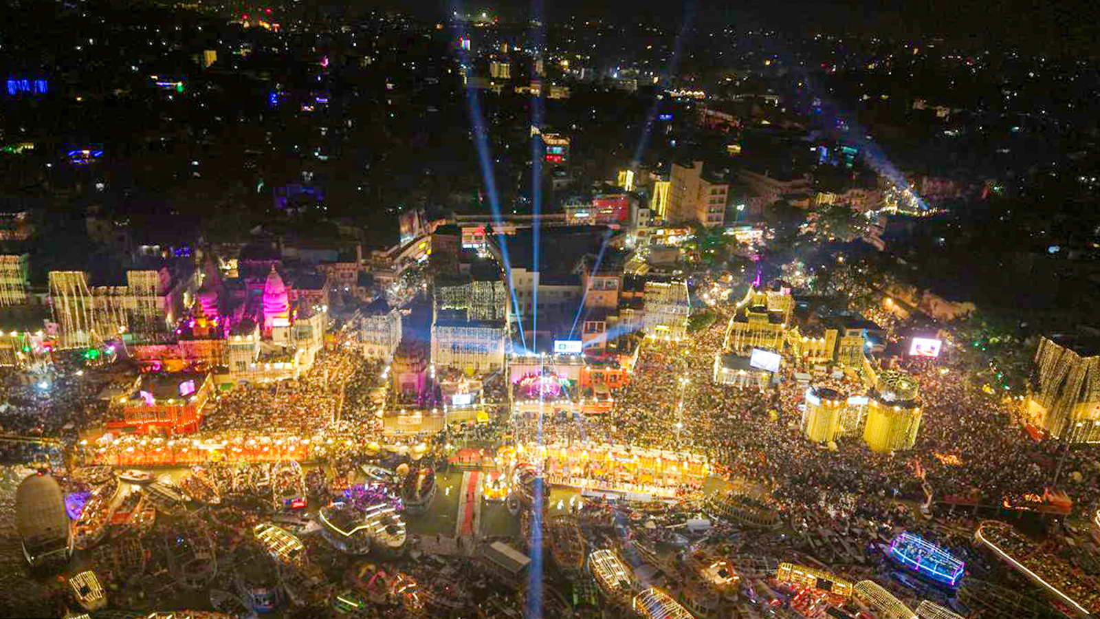 Varanasi dazzles in divine splendour as Dev Deepawali lights up Ganga ghats