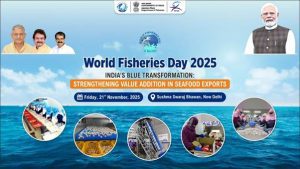 India to celebrate World Fisheries Day in Nov 21 with focus on sustainable growth and seafood exports
