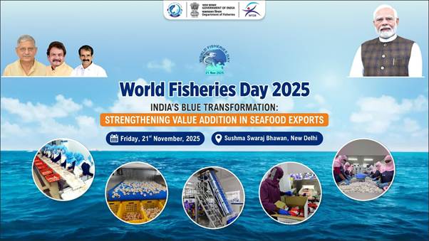 India to celebrate World Fisheries Day in Nov 21 with focus on sustainable growth and seafood exports