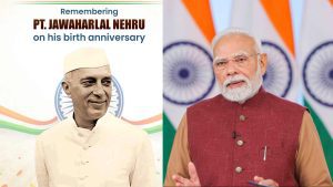 PM Modi pays tributes to Jawaharlal Nehru on his birth anniversary