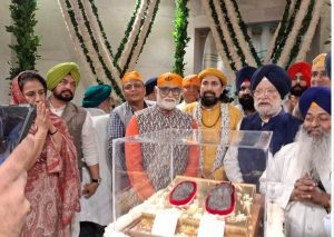 Historic enshrinement of Holy Jore Sahib at Takhat Sri Harmandir Ji Patna Sahib marks moment of deep devotion