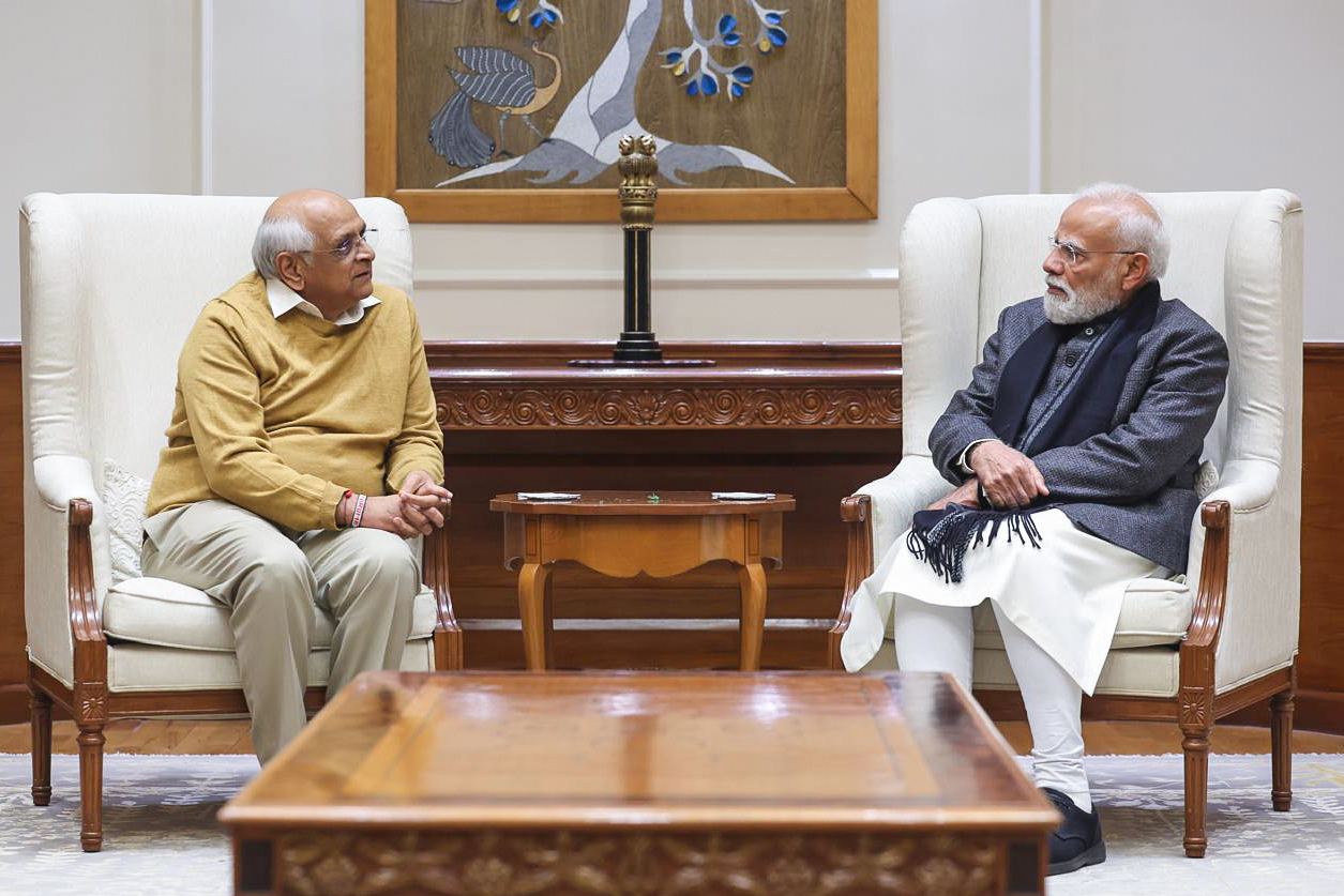 Gujarat CM Bhupendra Patel meets PM Modi, discusses development roadmap