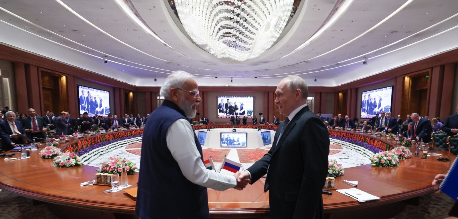 PM Modi, Putin attend India-Russia Business Forum in New Delhi