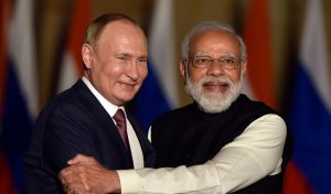 "We aim to elevate cooperation with India to a qualitatively new level," says Putin