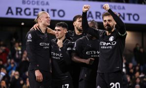Haaland makes history as Man City hold off charging Fulham in wild 5-4 win
