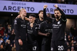Haaland makes history as Man City hold off charging Fulham in wild 5-4 win