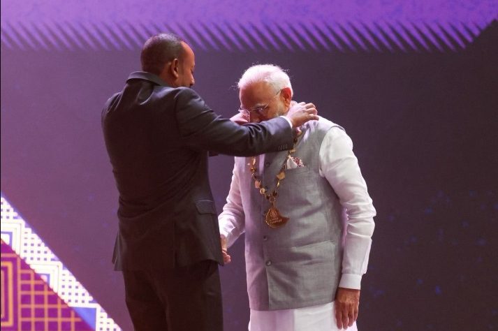 PM Modi conferred Ethiopia’s highest award during his first bilateral visit