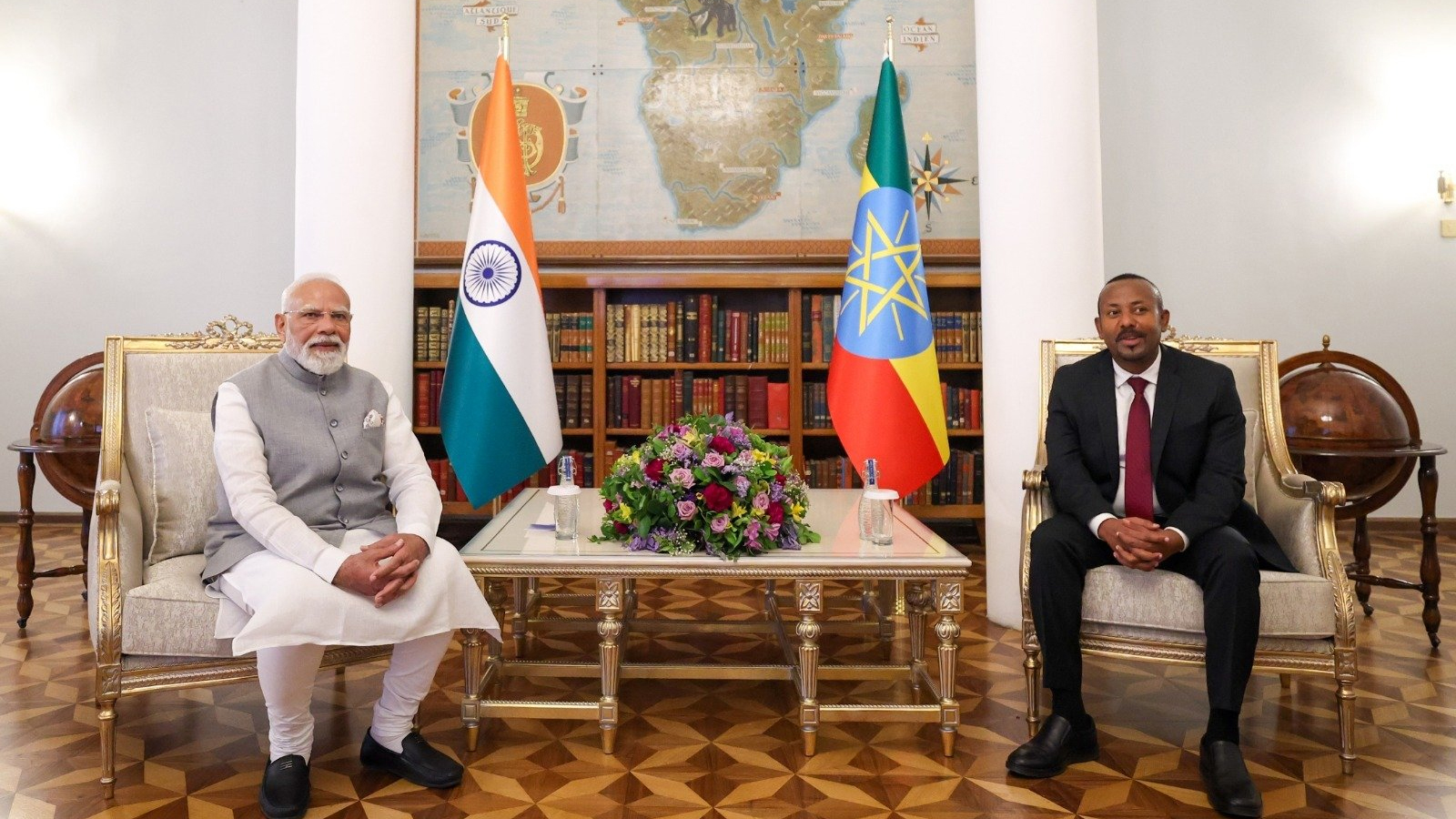 PM Modi holds bilateral talks with Ethiopian Prime Minister Abiy Ahmed