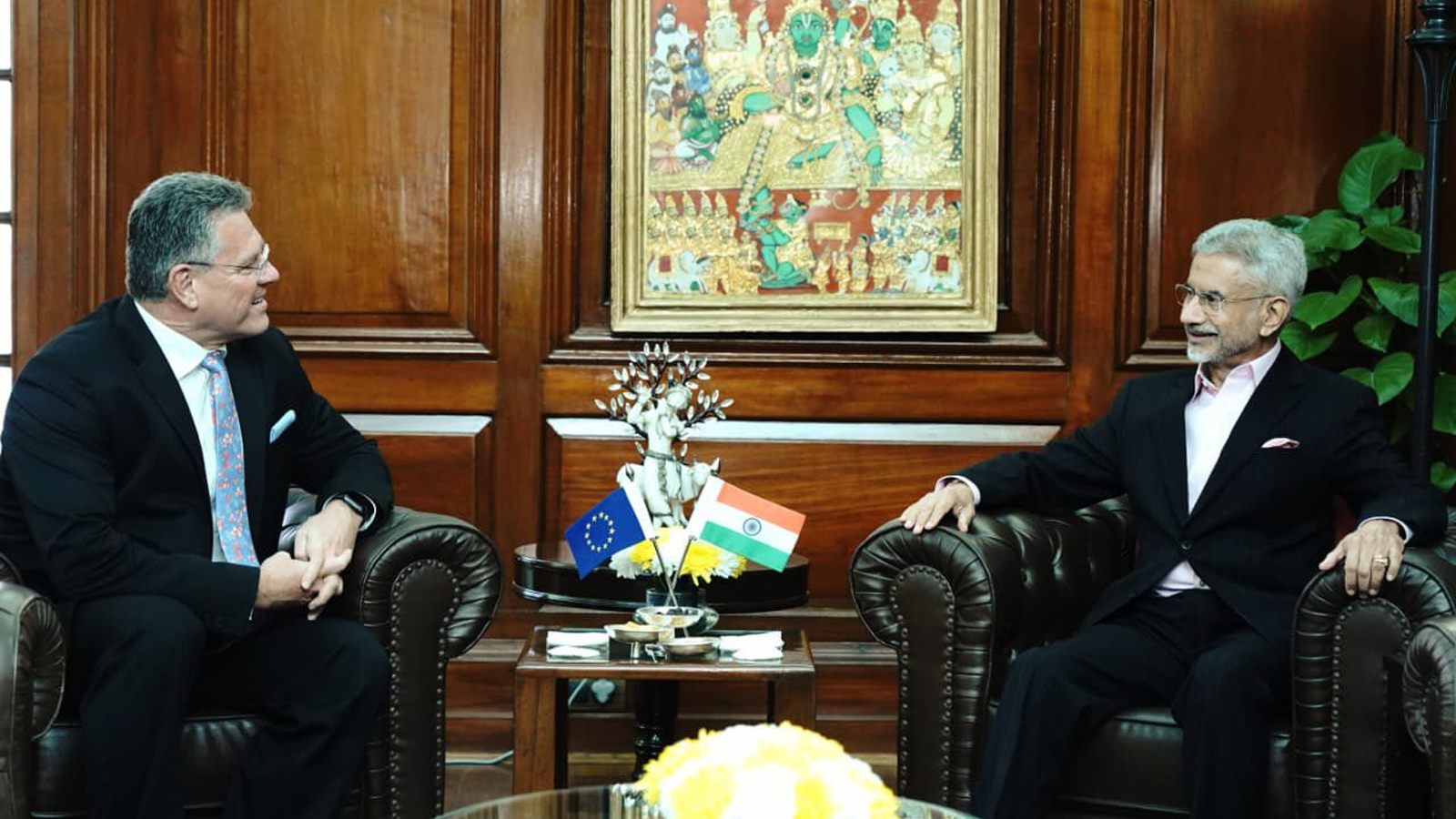 EAM Jaishankar holds talks with EU’s Maros Sefcovic, hopes for productive engagements in India