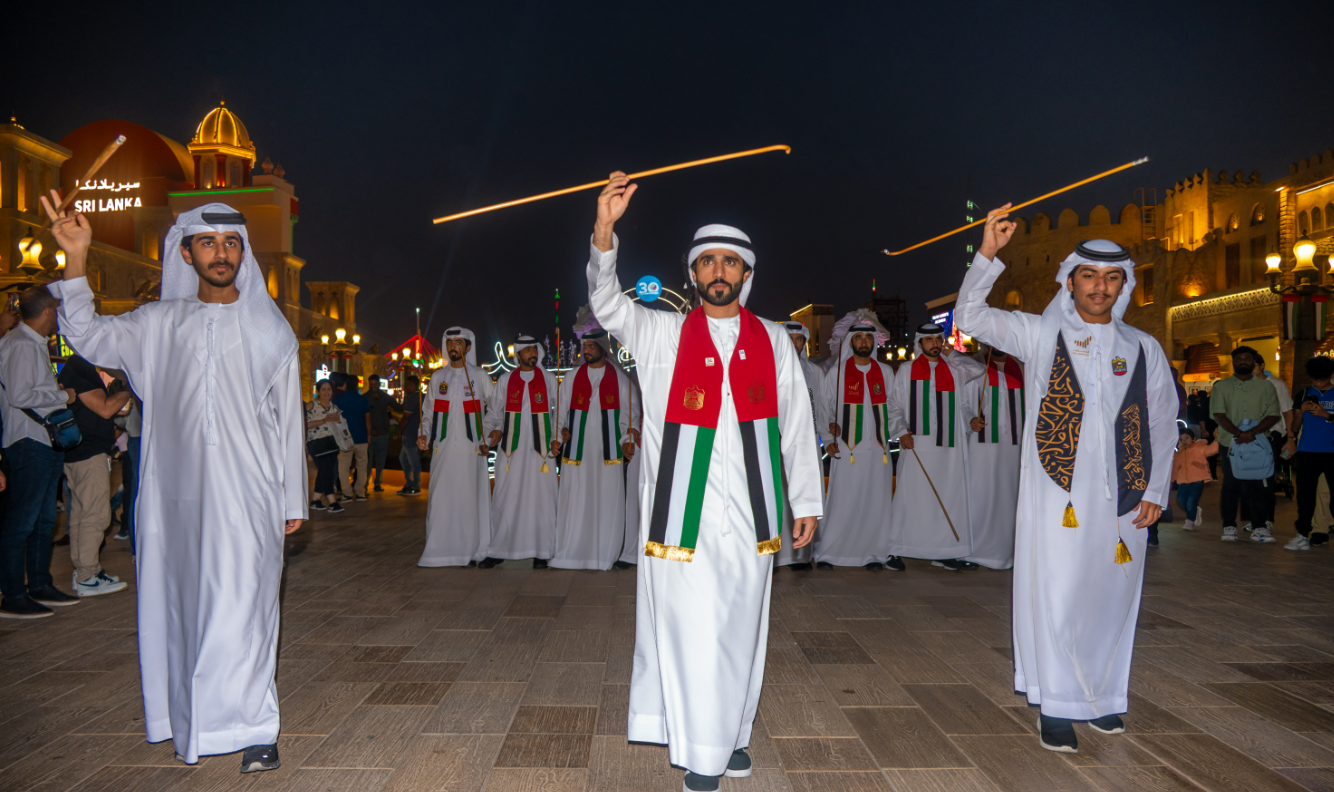Global village celebrates UAE’s 54th Eid Al Etihad with fireworks, drone shows and cultural performances