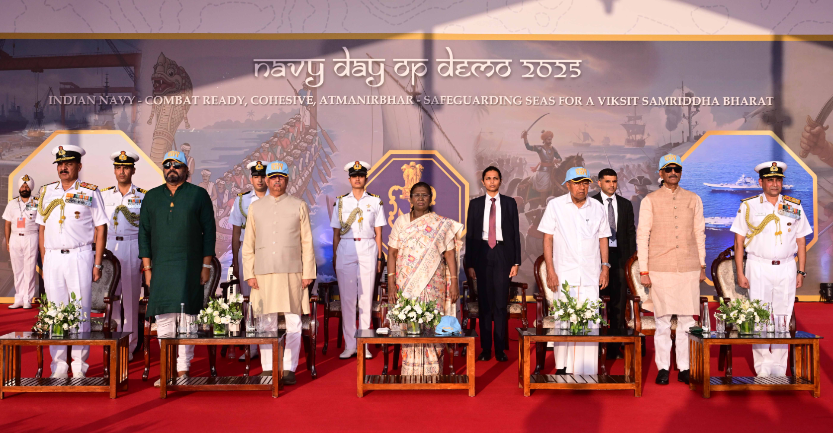 President Murmu lauds Indian Navy’s role at Navy Day celebrations in Thiruvananthapuram