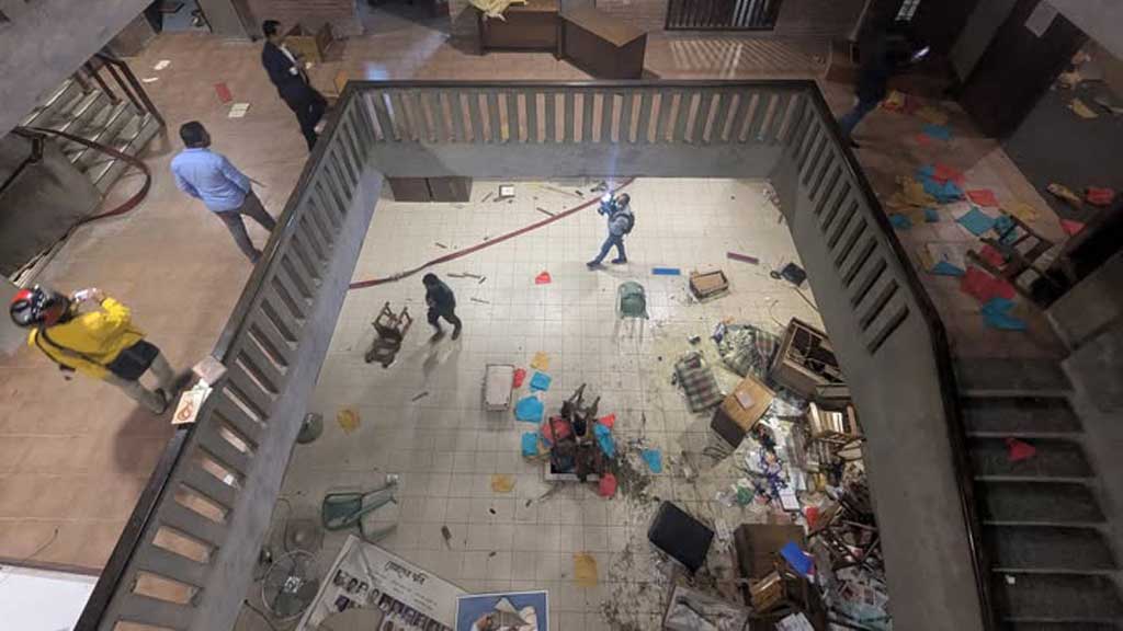 Bangladesh: Fanatics vandalise renowned cultural institution Chhayanaut