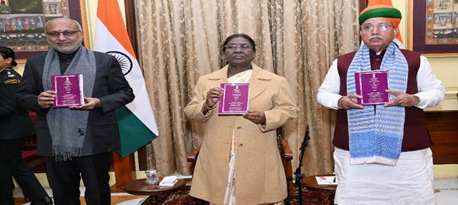 President Murmu releases Constitution of India in Santhali language