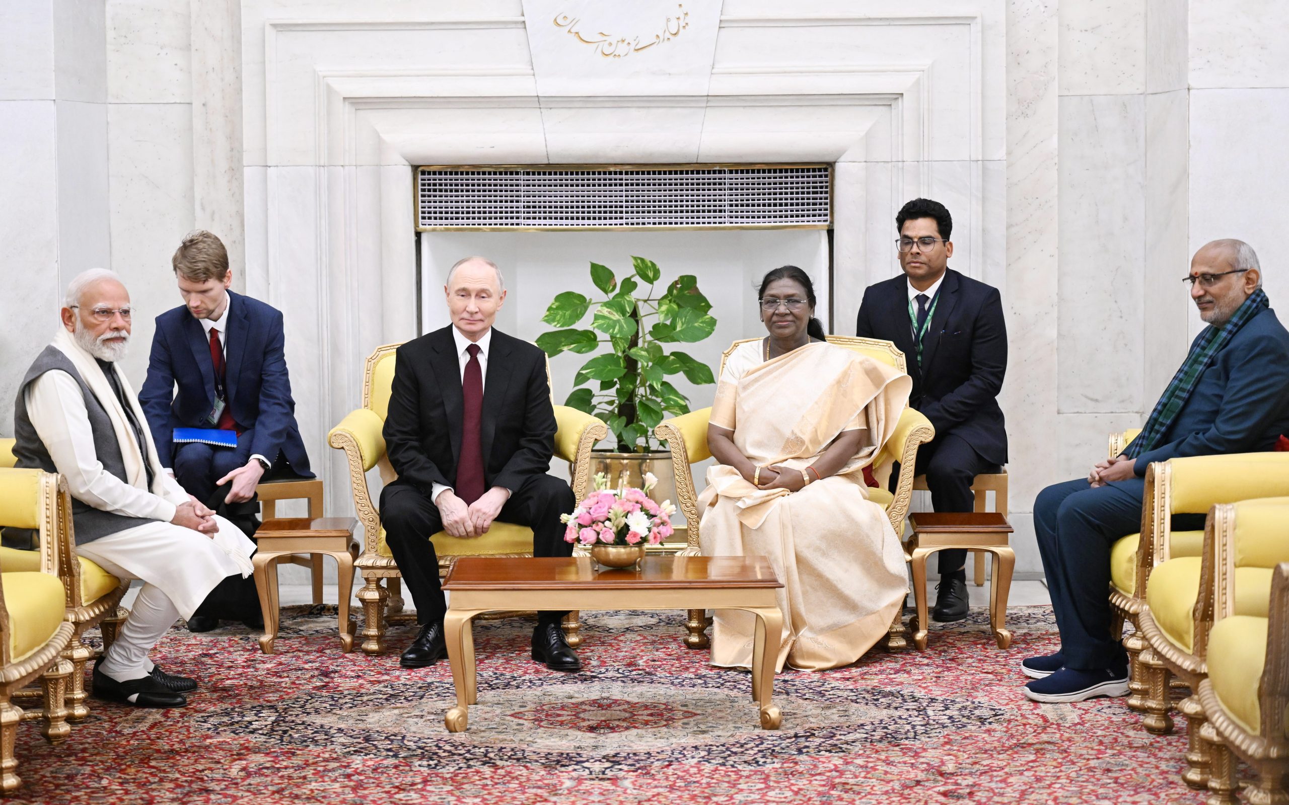 President Murmu hosts Putin at Rashtrapati Bhavan, says India–Russia friendship will “continue to prosper”