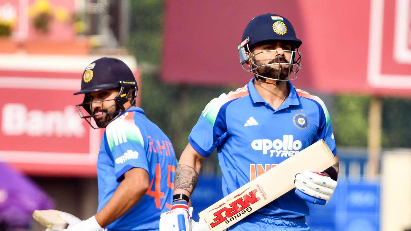Old is gold: Kohli and Rohit shine bright