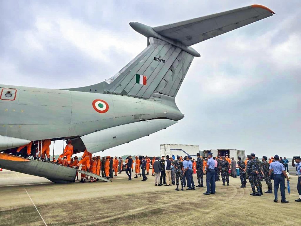IAF C-17 Airlifts Over 300 NDRF Personnel and 35 Tonnes of Essential Gear to Chennai