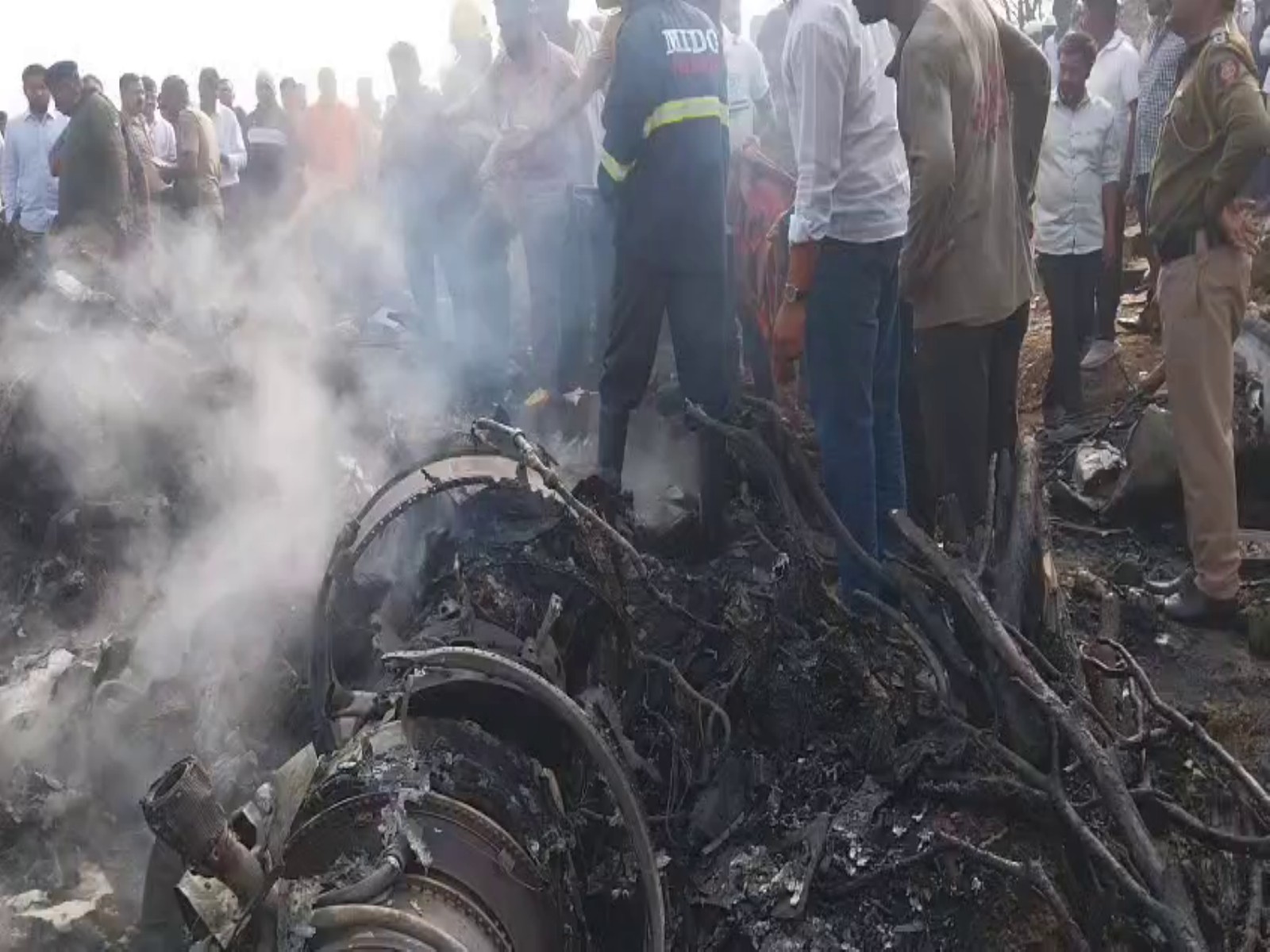 Learjet 45 VT-SSK crashes at Baramati; All five on board killed