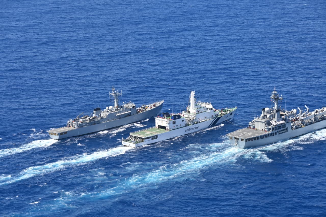 Indian Navy’s first training squadron begins long-range deployment to Southeast Asia