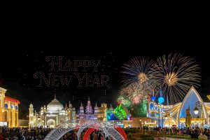 Global Village ushers in 2026 with seven fireworks displays and drone shows