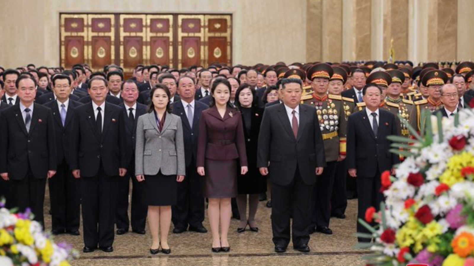 North Korea leader Kim Jong Un’s daughter makes public visit to state mausoleum