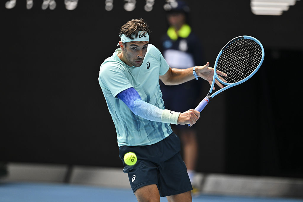 Heartbroken Lorenzo Musetti lost for words after injury ends Australian Open run