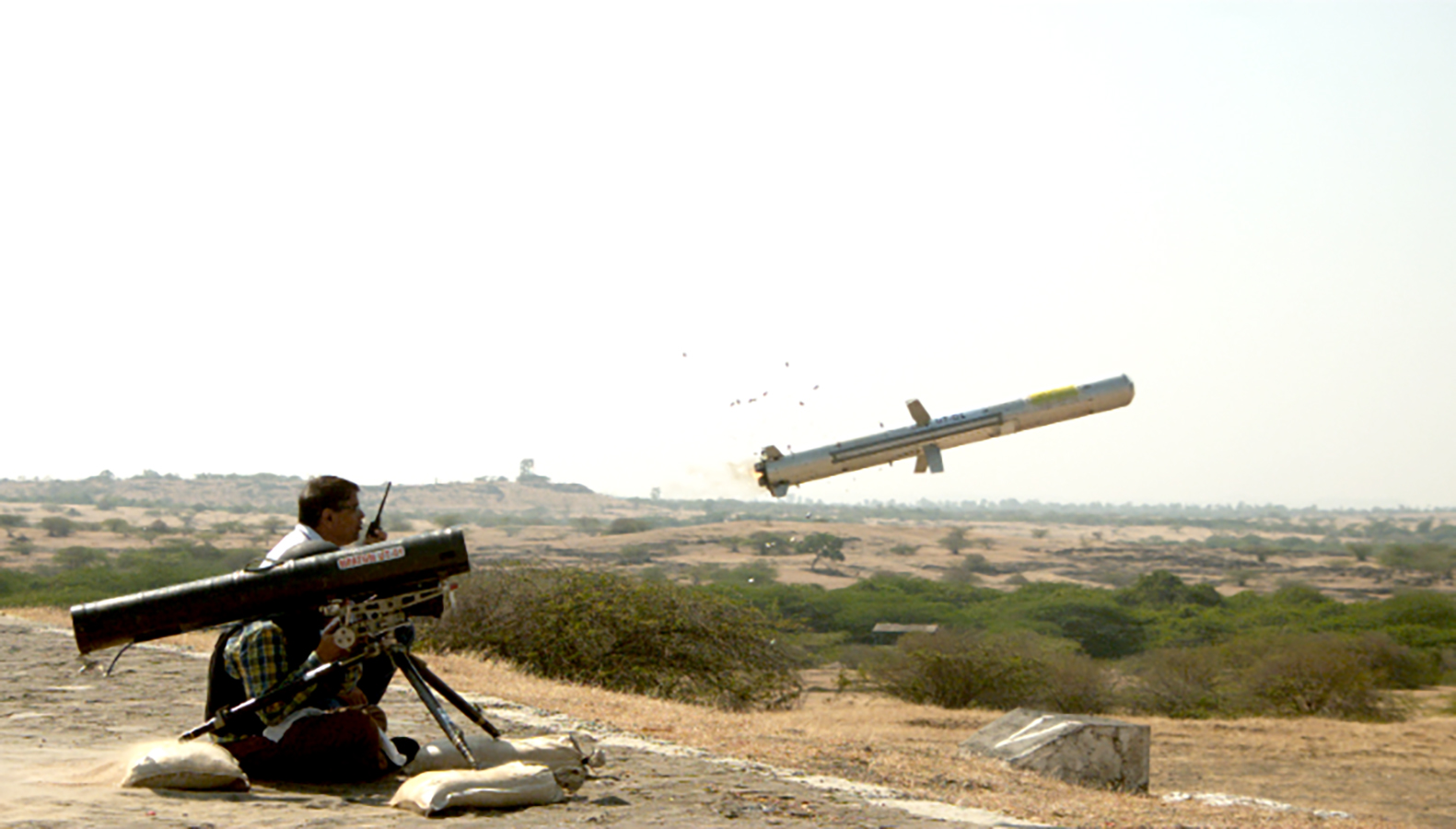 DRDO successfully tests man-portable anti-tank missile with top-attack capability