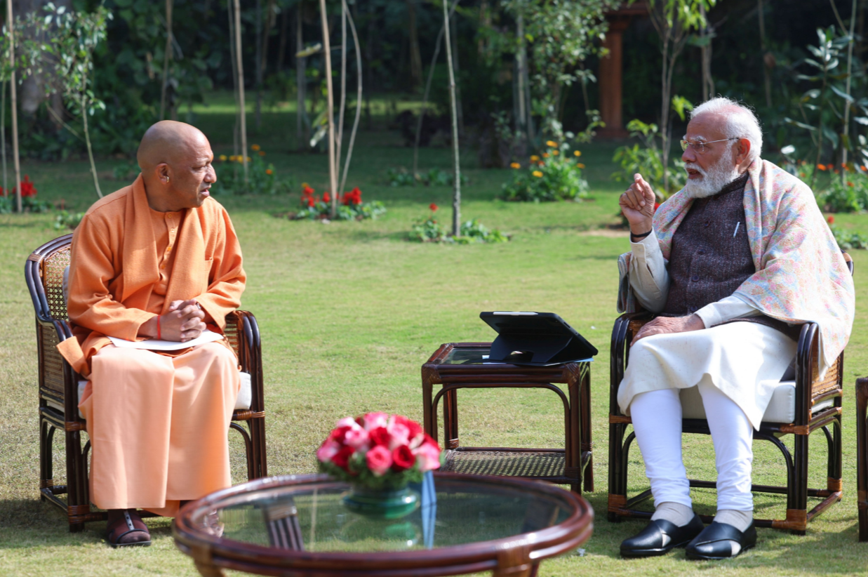 Uttar Pradesh CM Yogi Adityanath meets Prime Minister Modi in Delhi