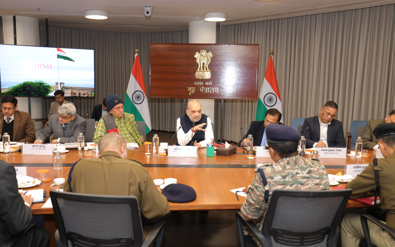 Amit Shah chairs security review meeting on Jammu and Kashmir